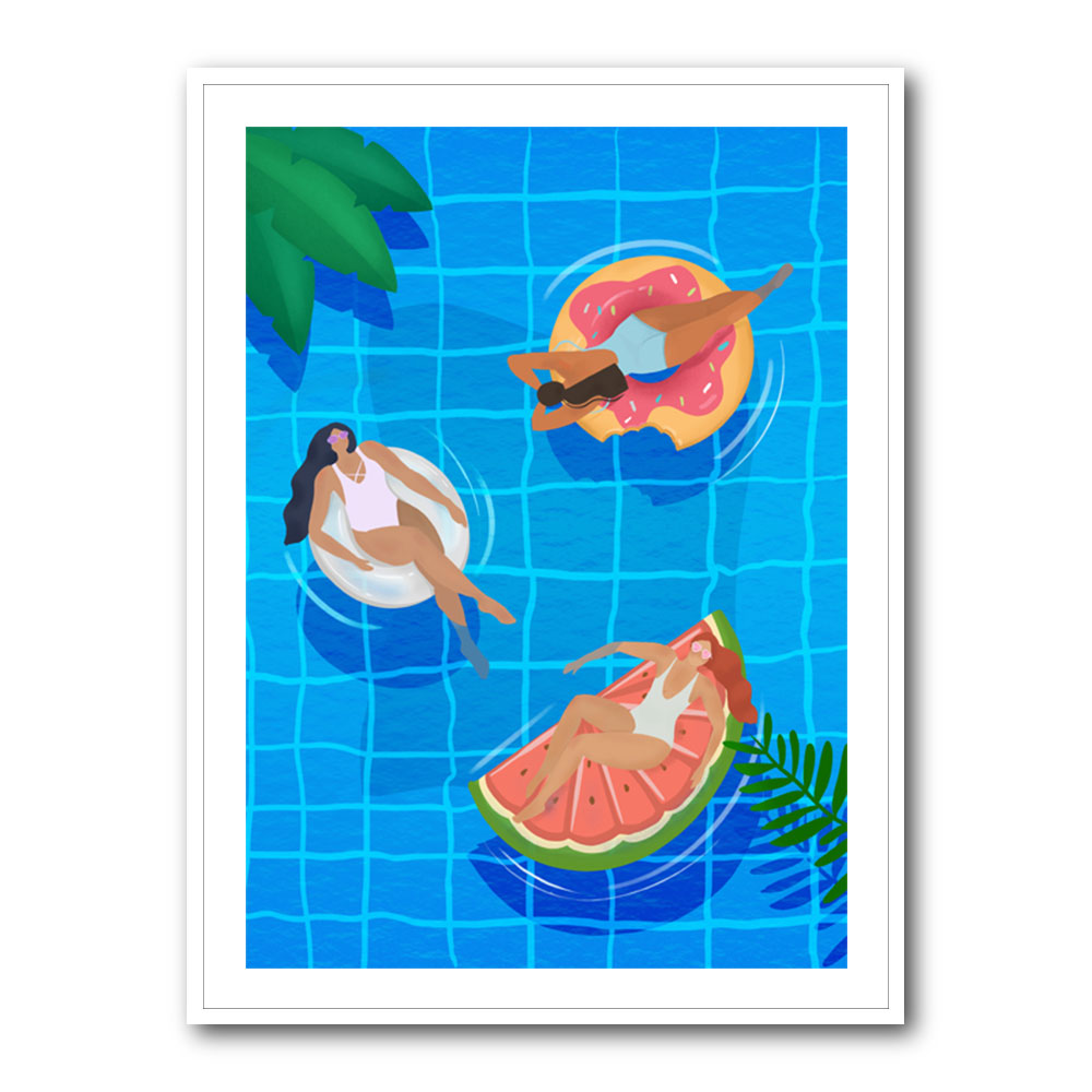 Pool Ladies Wall Art