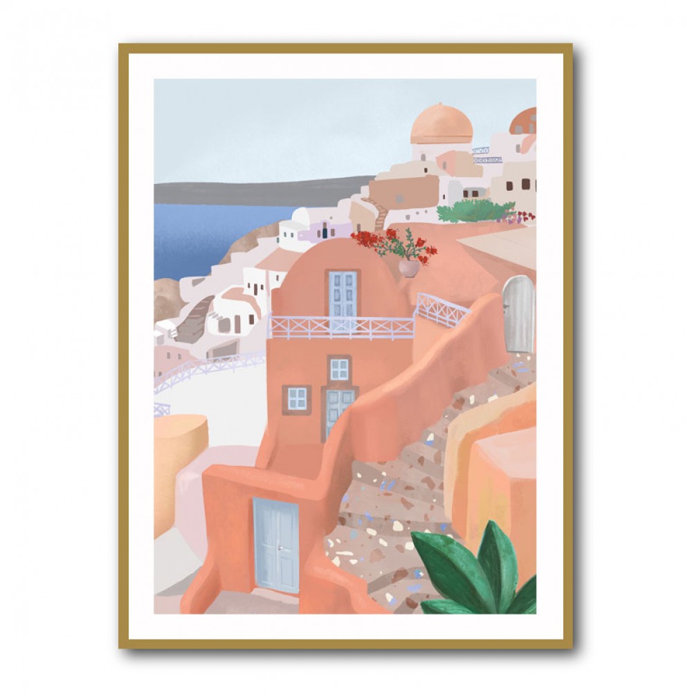 Santorini Wall Art