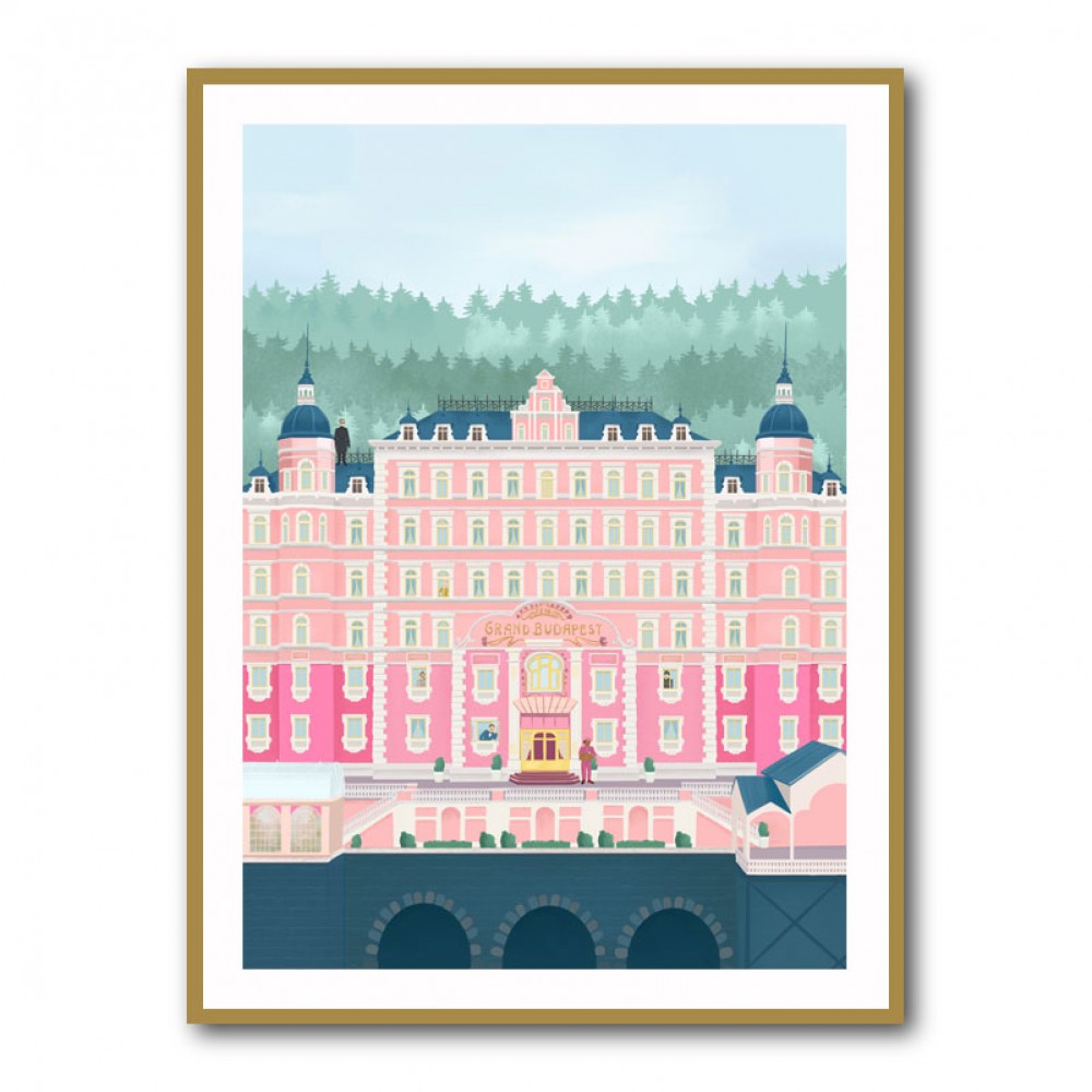 The Grand Budapest Hotel Wall Art