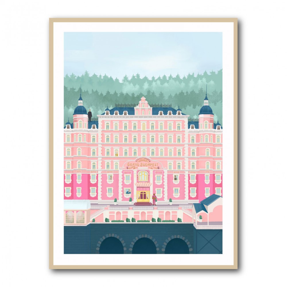 The Grand Budapest Hotel Wall Art