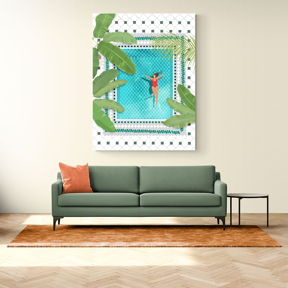 Riad Pool Wall Art