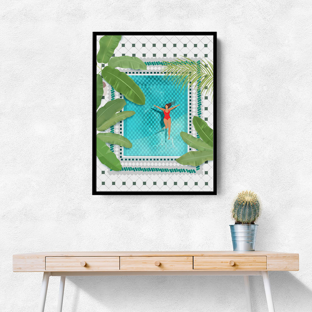 Riad Pool Wall Art