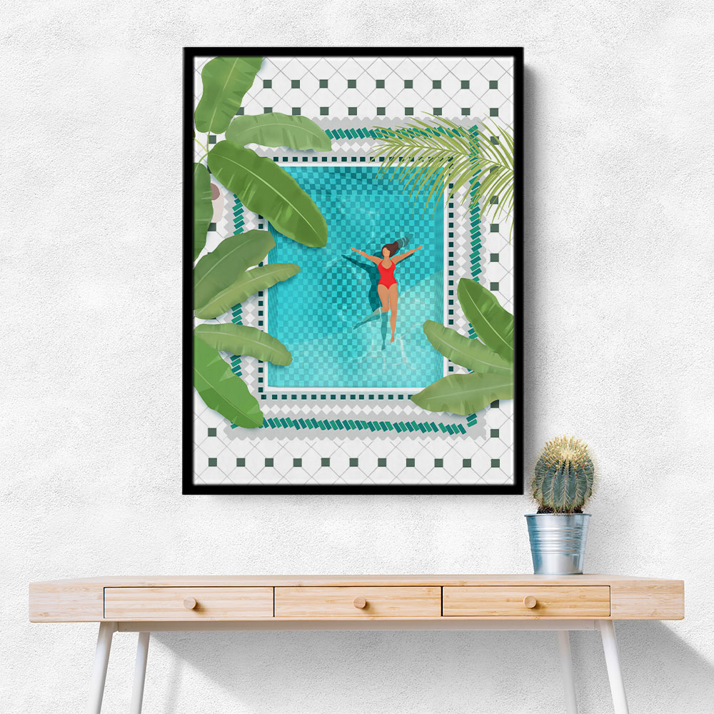 Riad Pool Wall Art