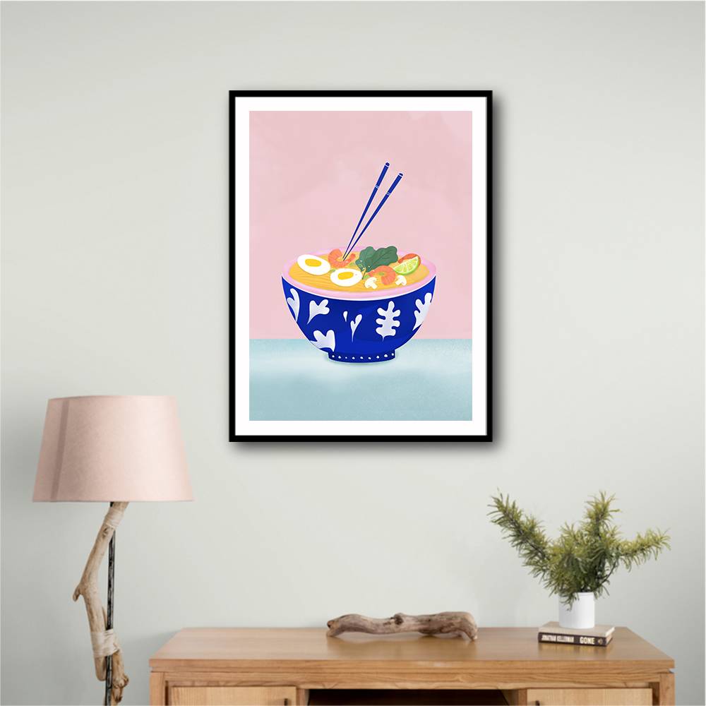 Ramen Bowl Wall Art