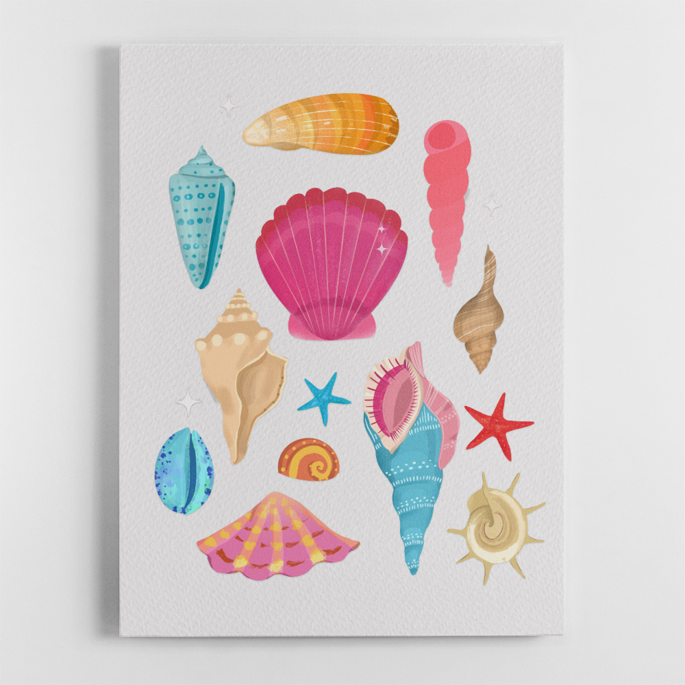 Seashells Wall Art