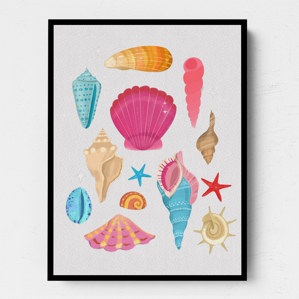 Seashells Wall Art