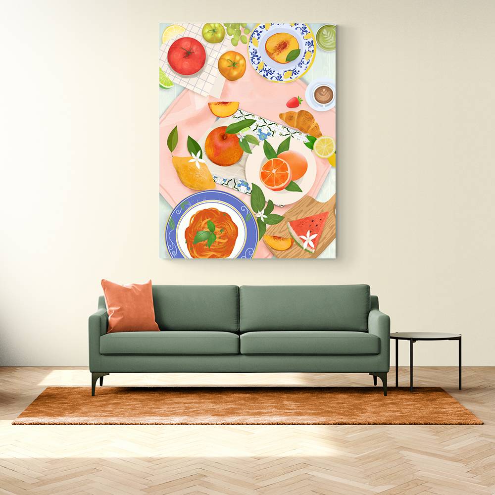 Summer Brunch Wall Art