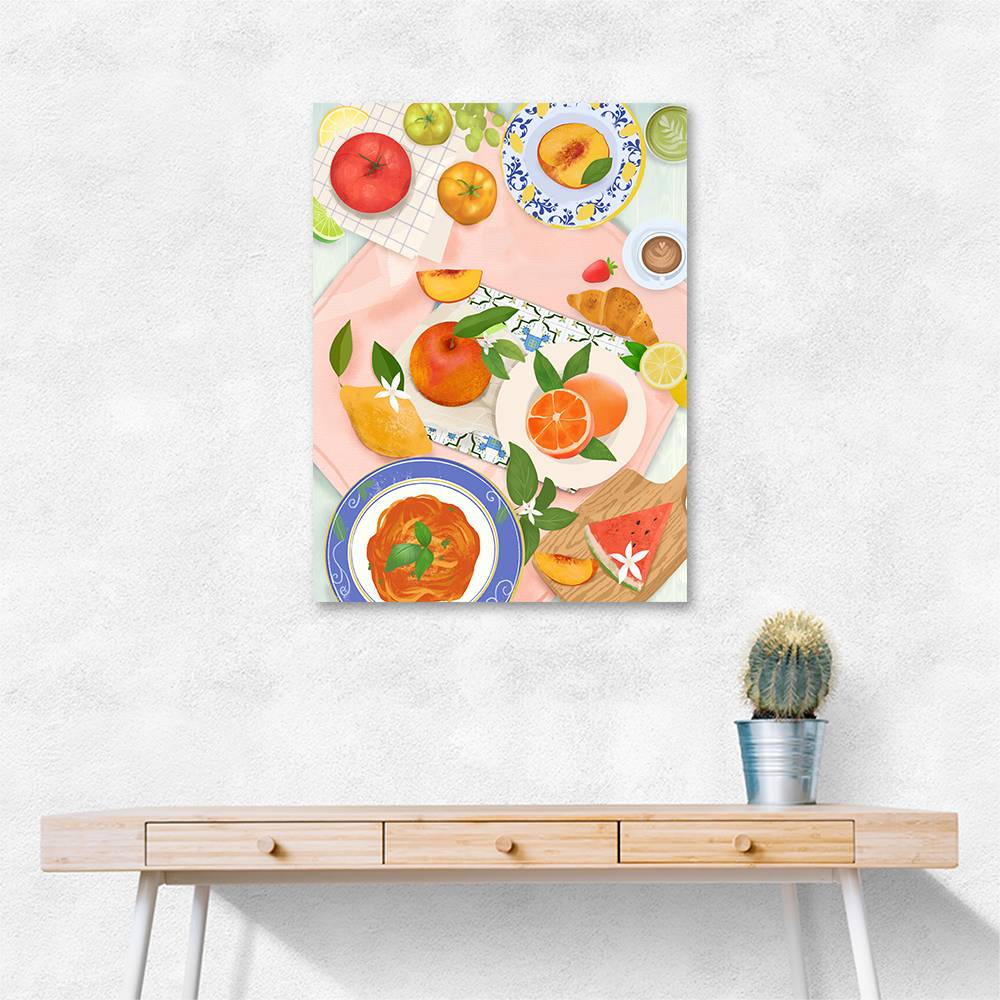 Summer Brunch Wall Art