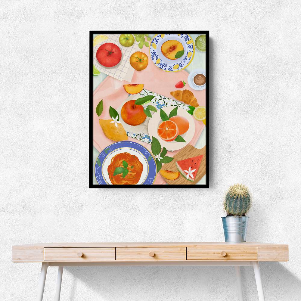 Summer Brunch Wall Art