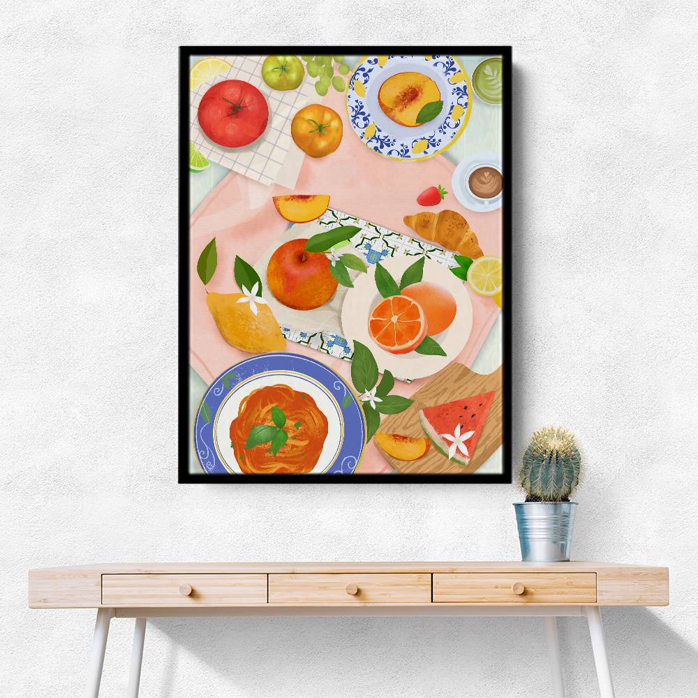 Summer Brunch Wall Art