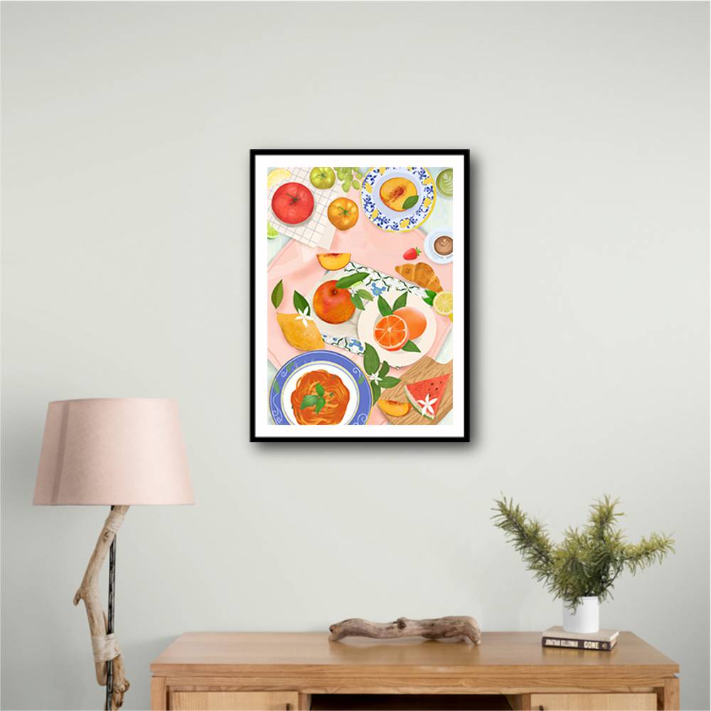 Summer Brunch Wall Art