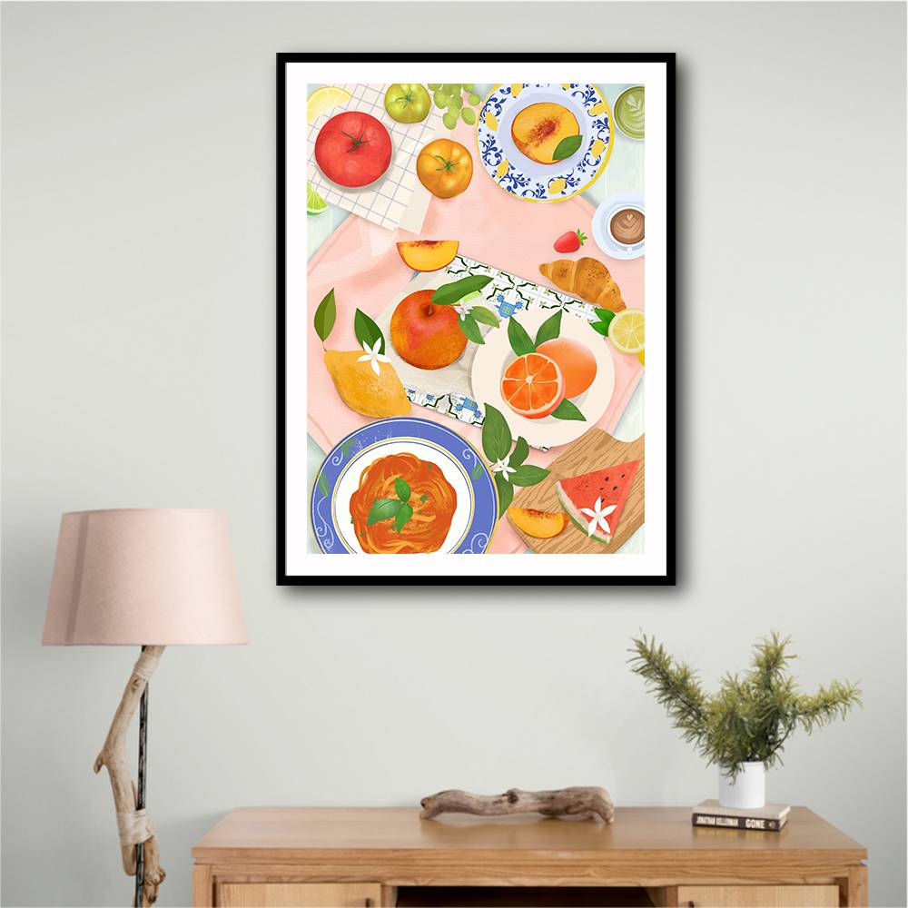 Summer Brunch Wall Art