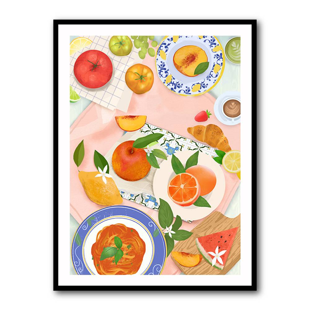 Summer Brunch Wall Art