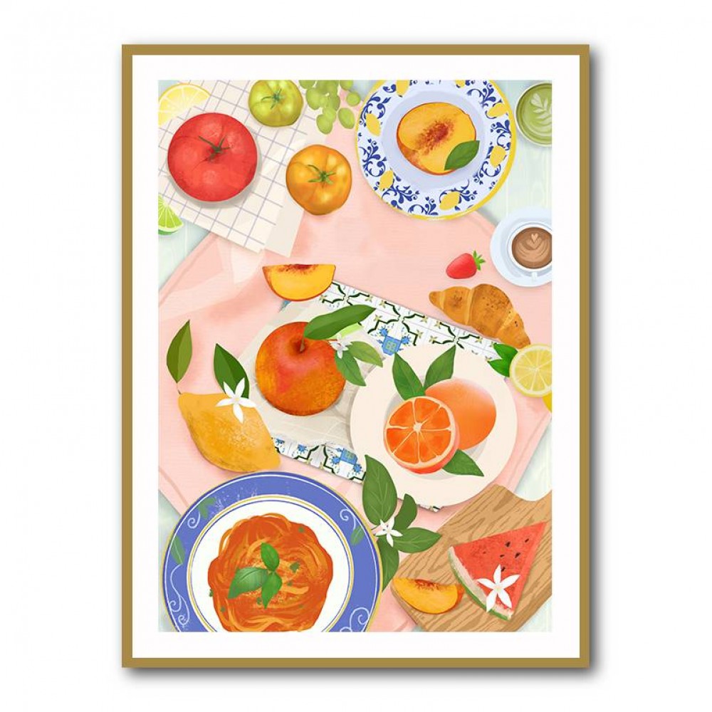 Summer Brunch Wall Art