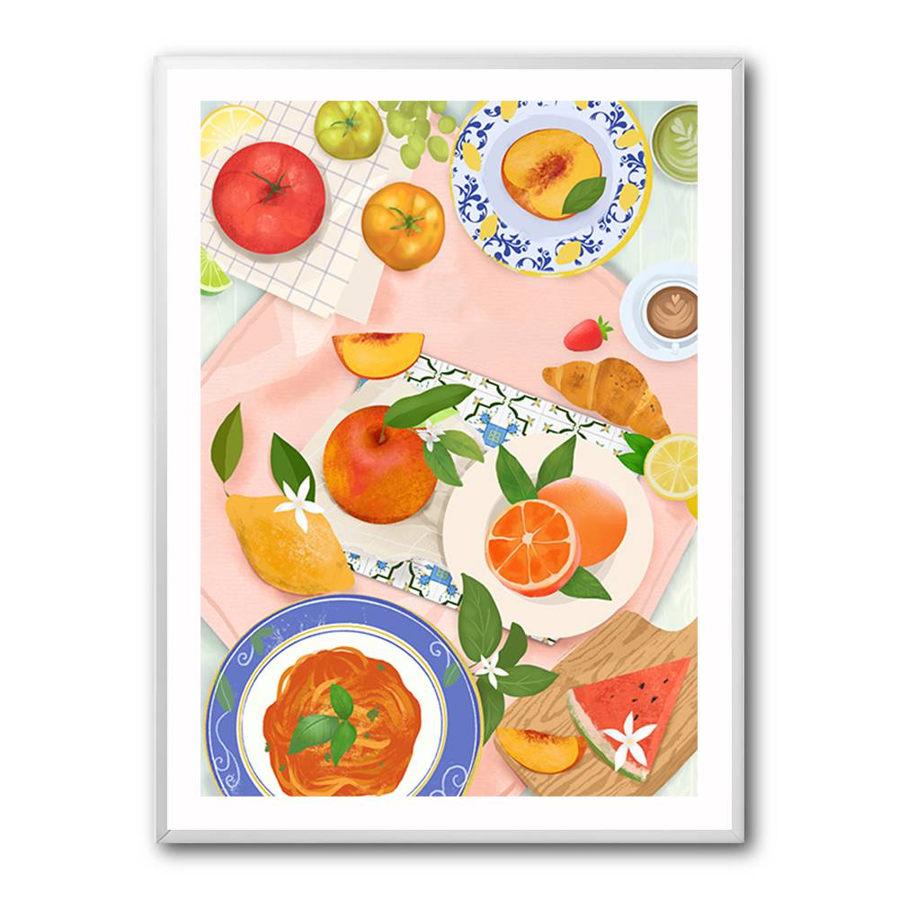 Summer Brunch Wall Art