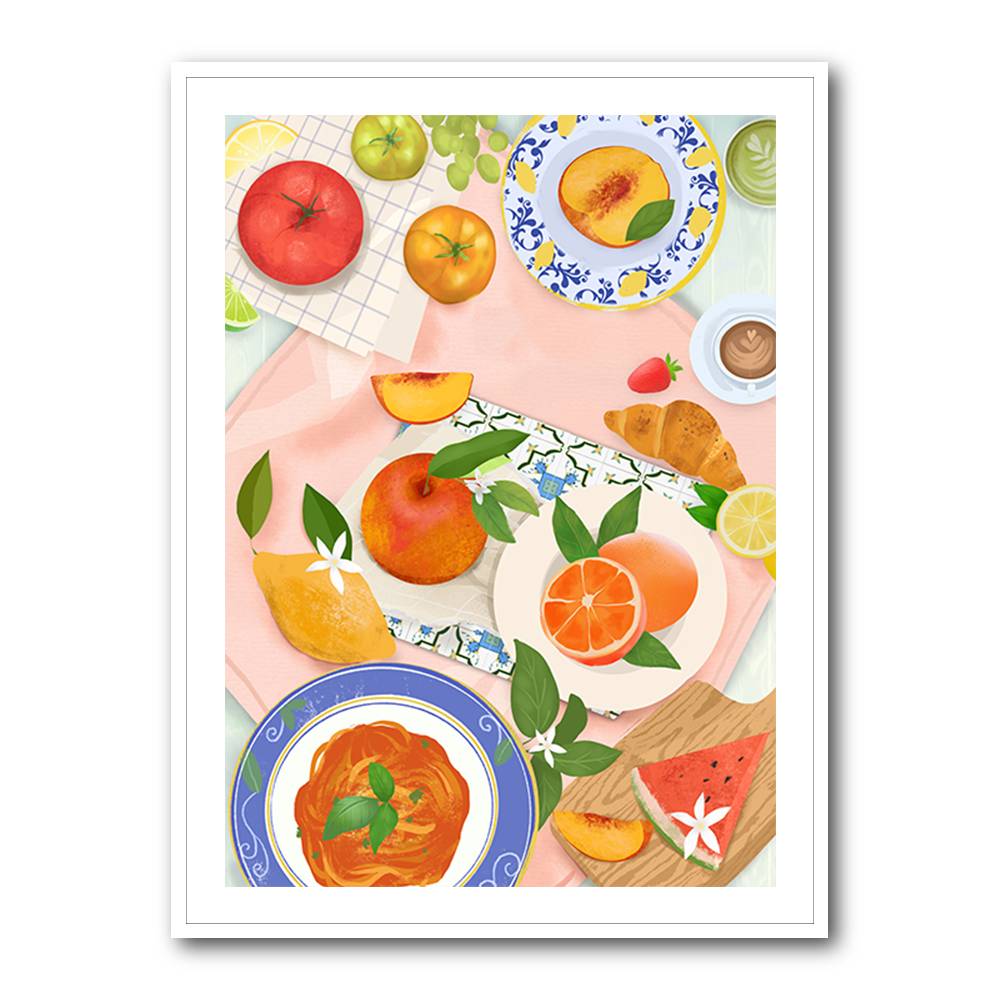 Summer Brunch Wall Art