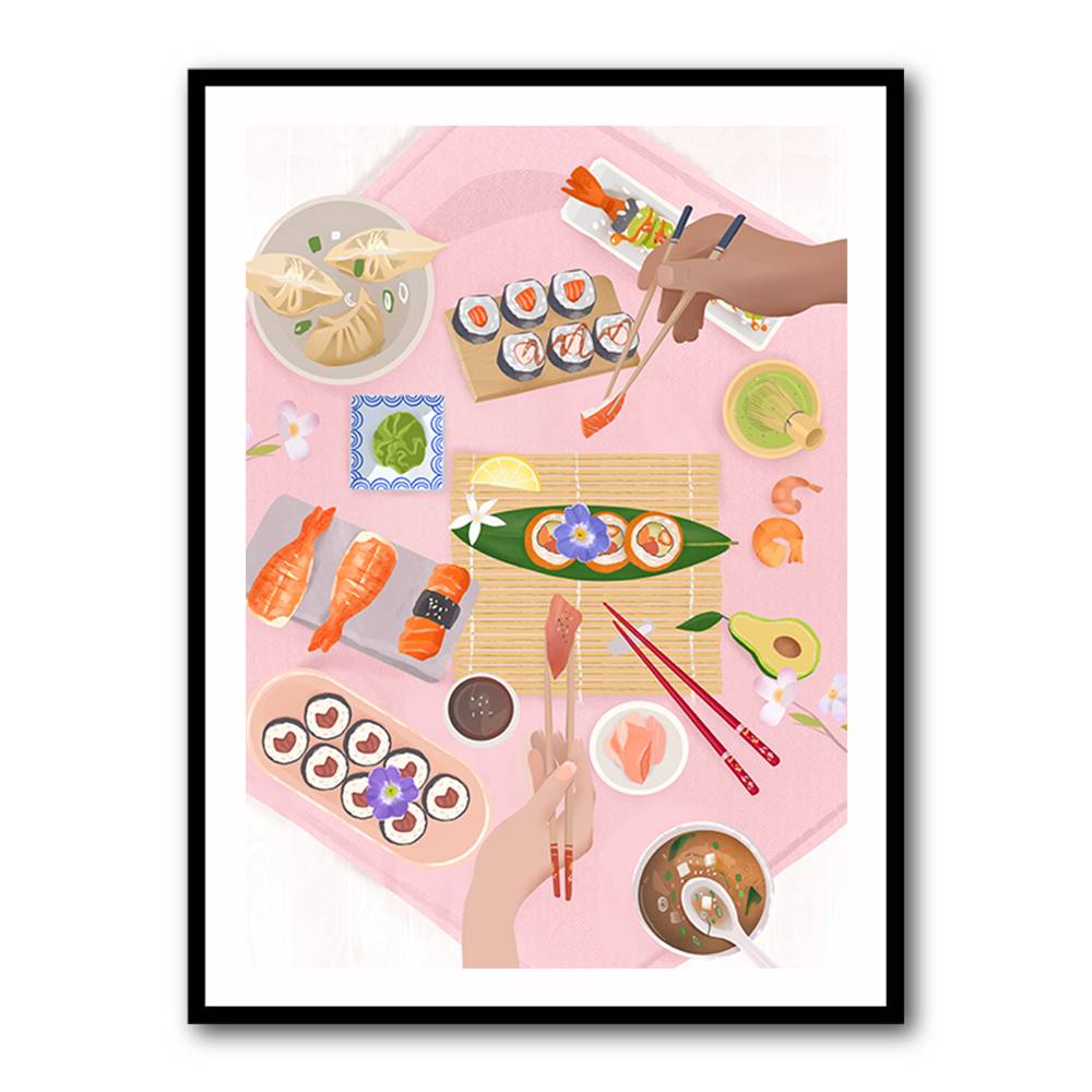 Sushi Brunch Wall Art