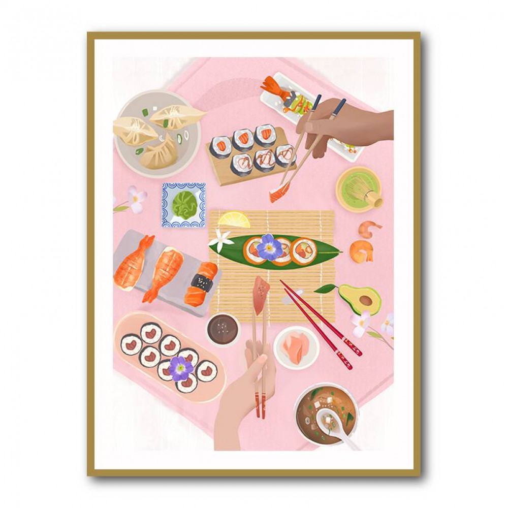 Sushi Brunch Wall Art