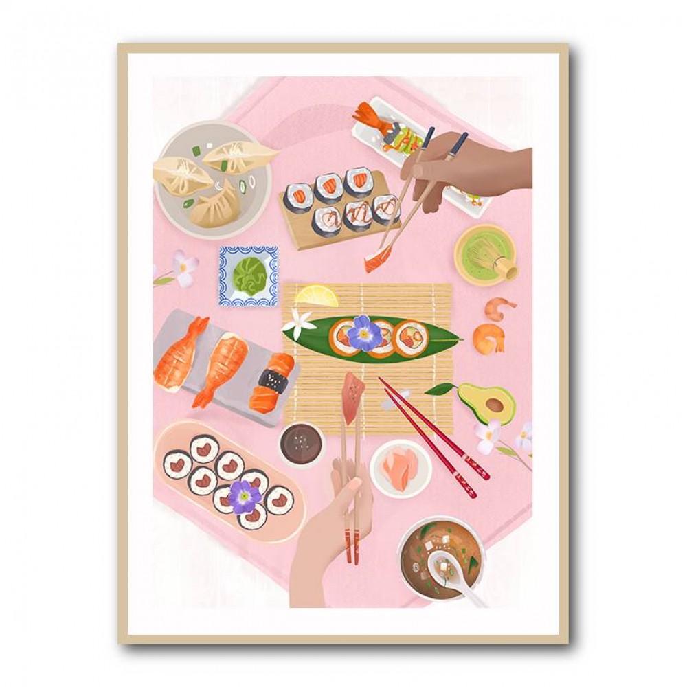 Sushi Brunch Wall Art