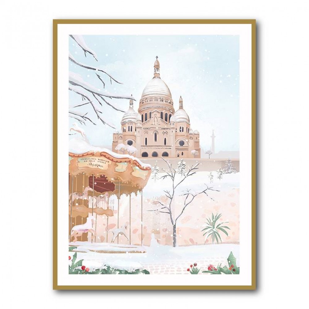 Winter In Paris Wall Art