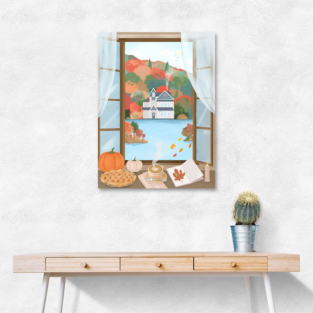 Autumn Cottage Wall Art