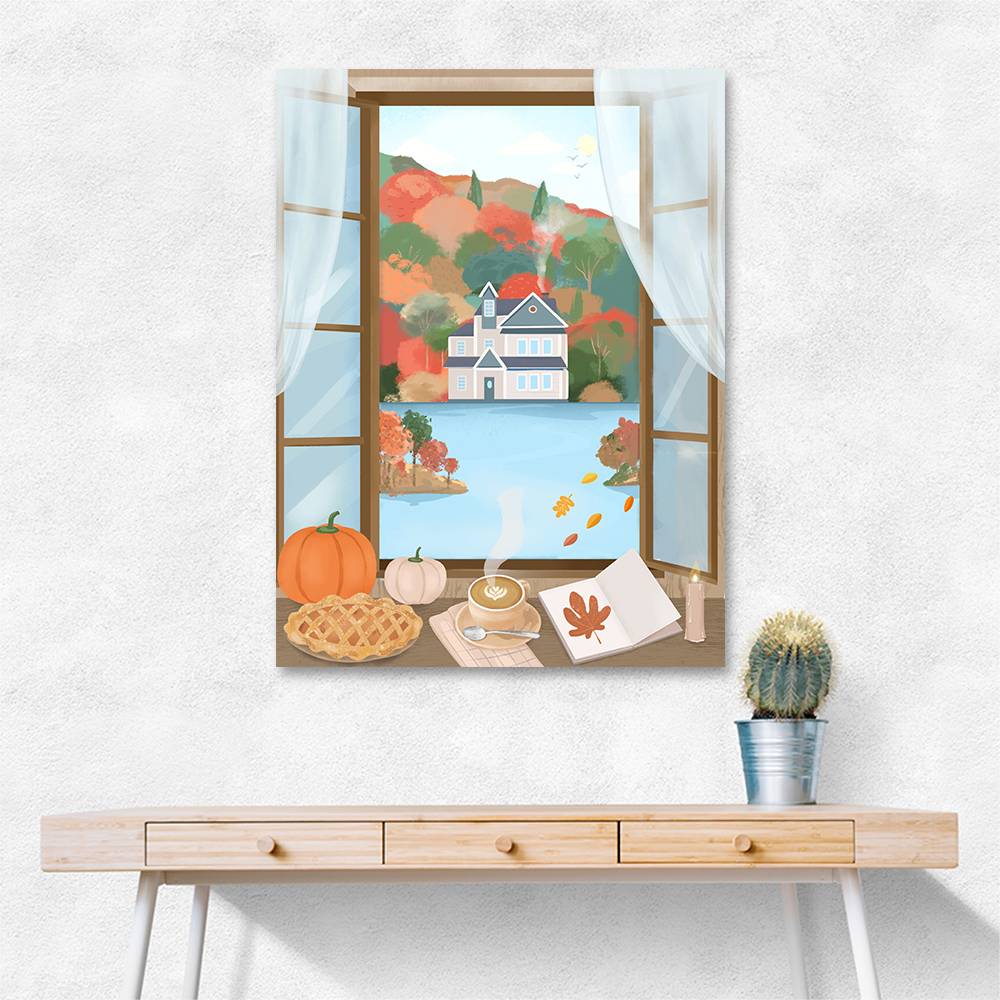 Autumn Cottage Wall Art