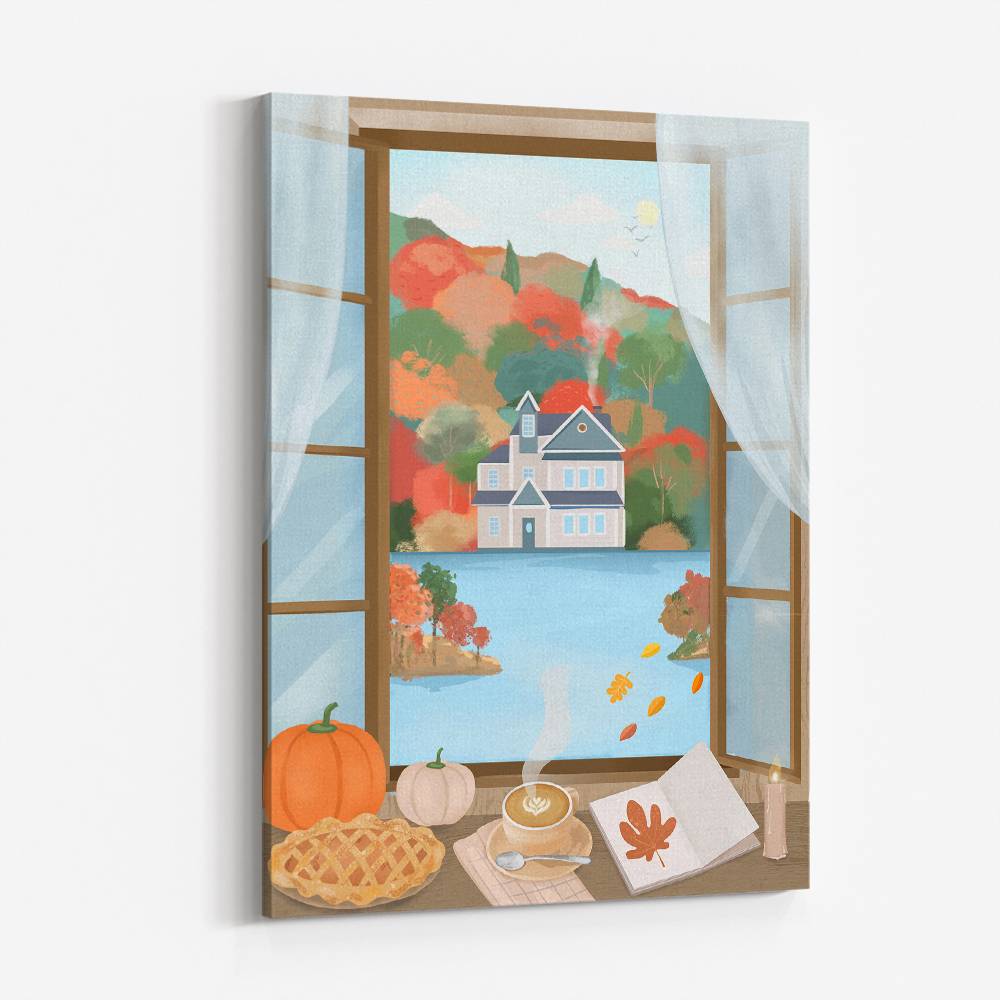 Autumn Cottage Wall Art