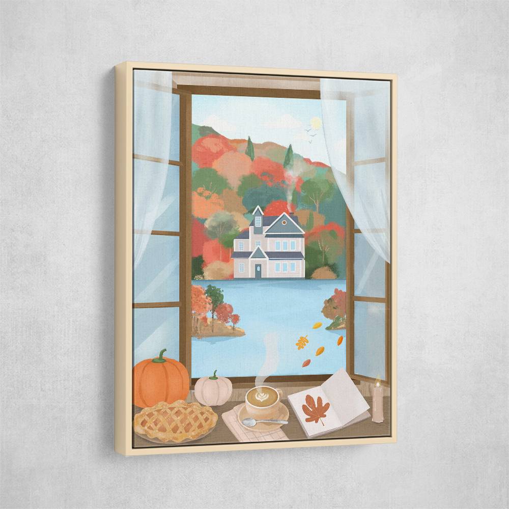 Autumn Cottage Wall Art