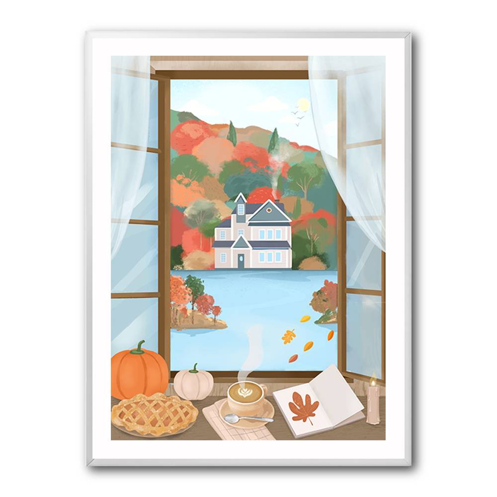 Autumn Cottage Wall Art