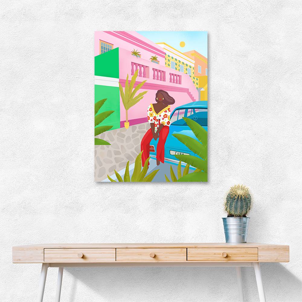 Tropical Woman Wall Art