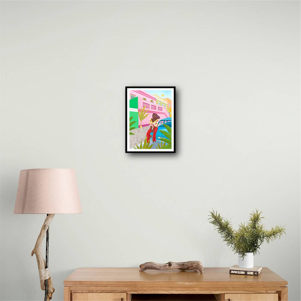 Tropical Woman Wall Art