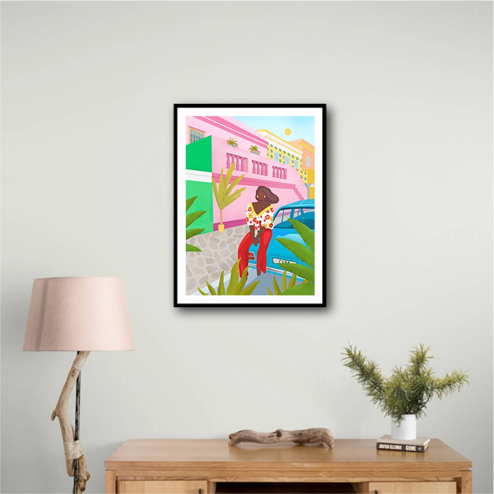 Tropical Woman Wall Art