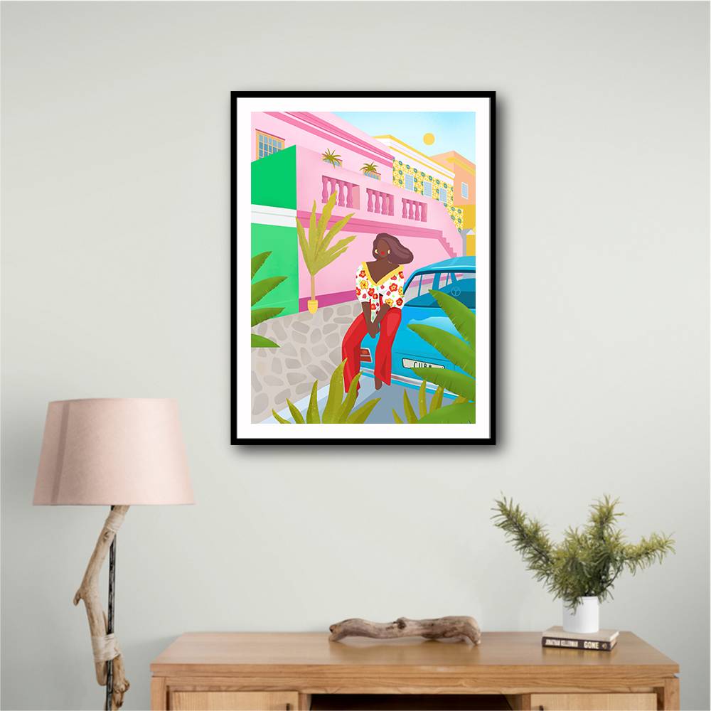 Tropical Woman Wall Art