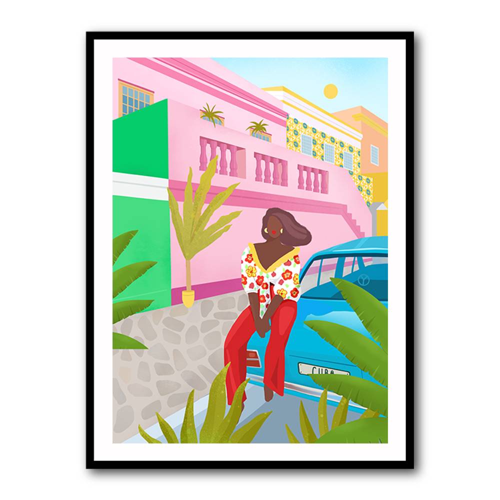 Tropical Woman Wall Art