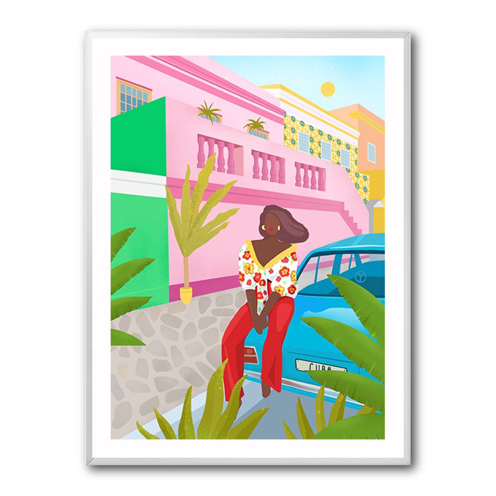 Tropical Woman Wall Art