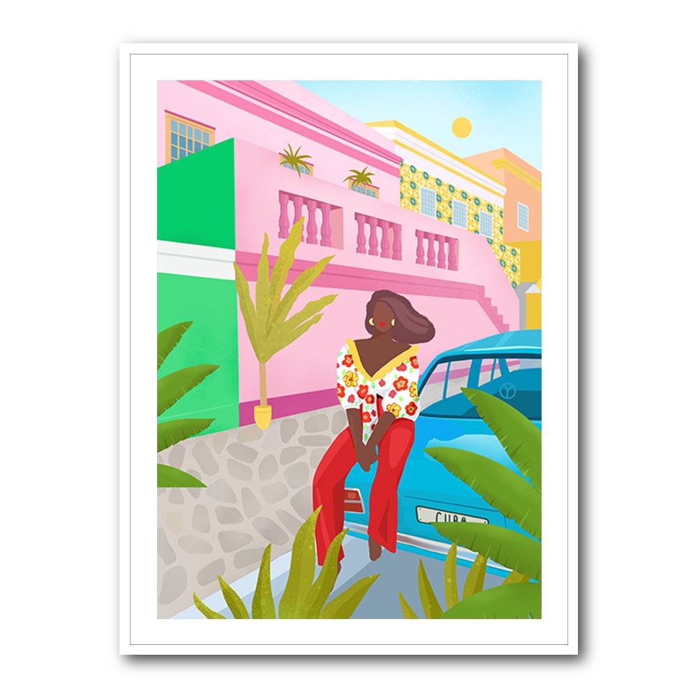 Tropical Woman Wall Art