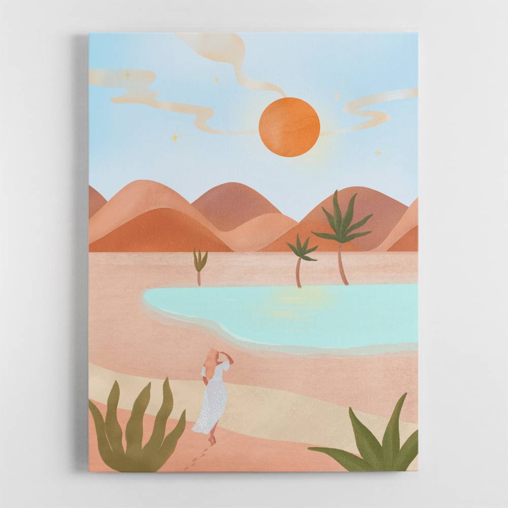 Desert Oasis Wall Art