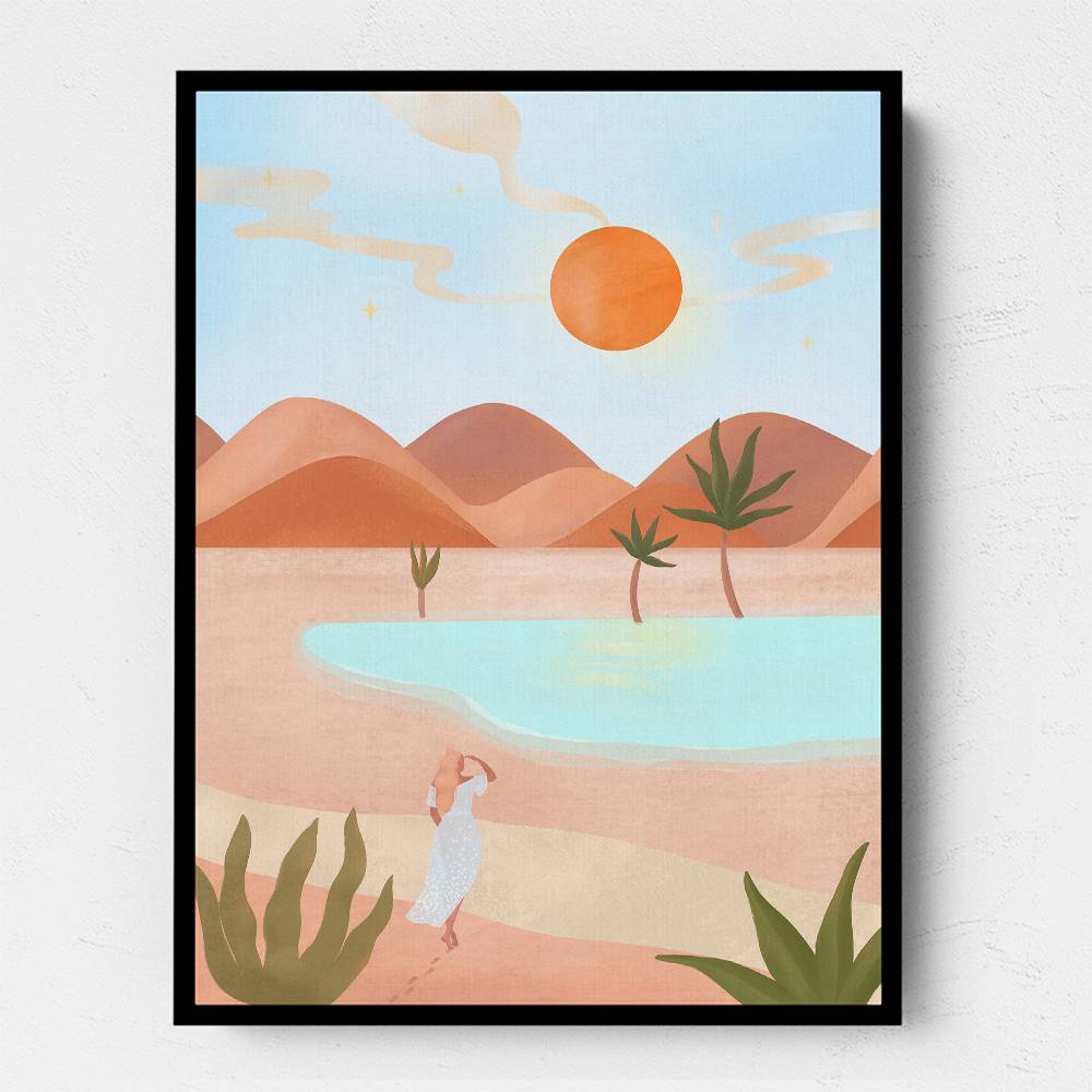 Desert Oasis Wall Art