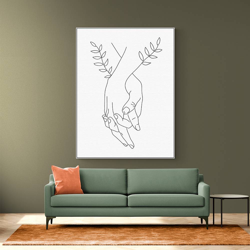 Holding Hands Wall Art