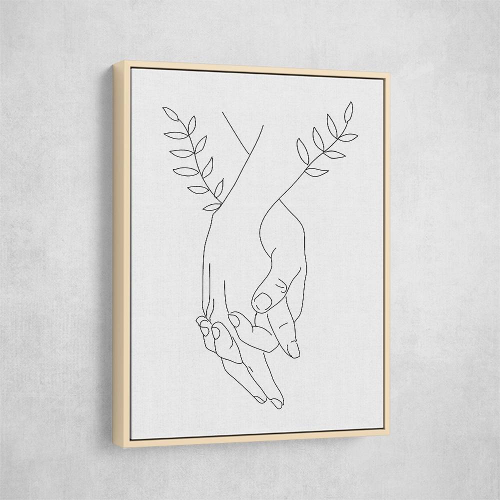 Holding Hands Wall Art