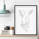 Holding Hands Wall Art