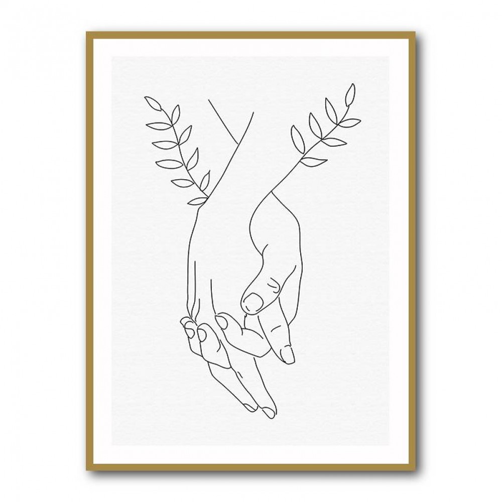 Holding Hands Wall Art