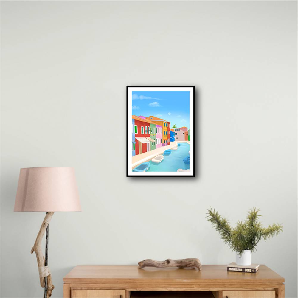 Murano Islands Wall Art