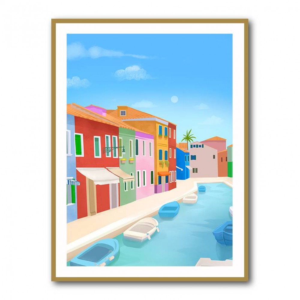 Murano Islands Wall Art