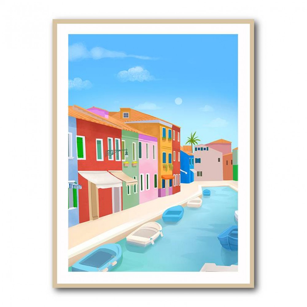 Murano Islands Wall Art