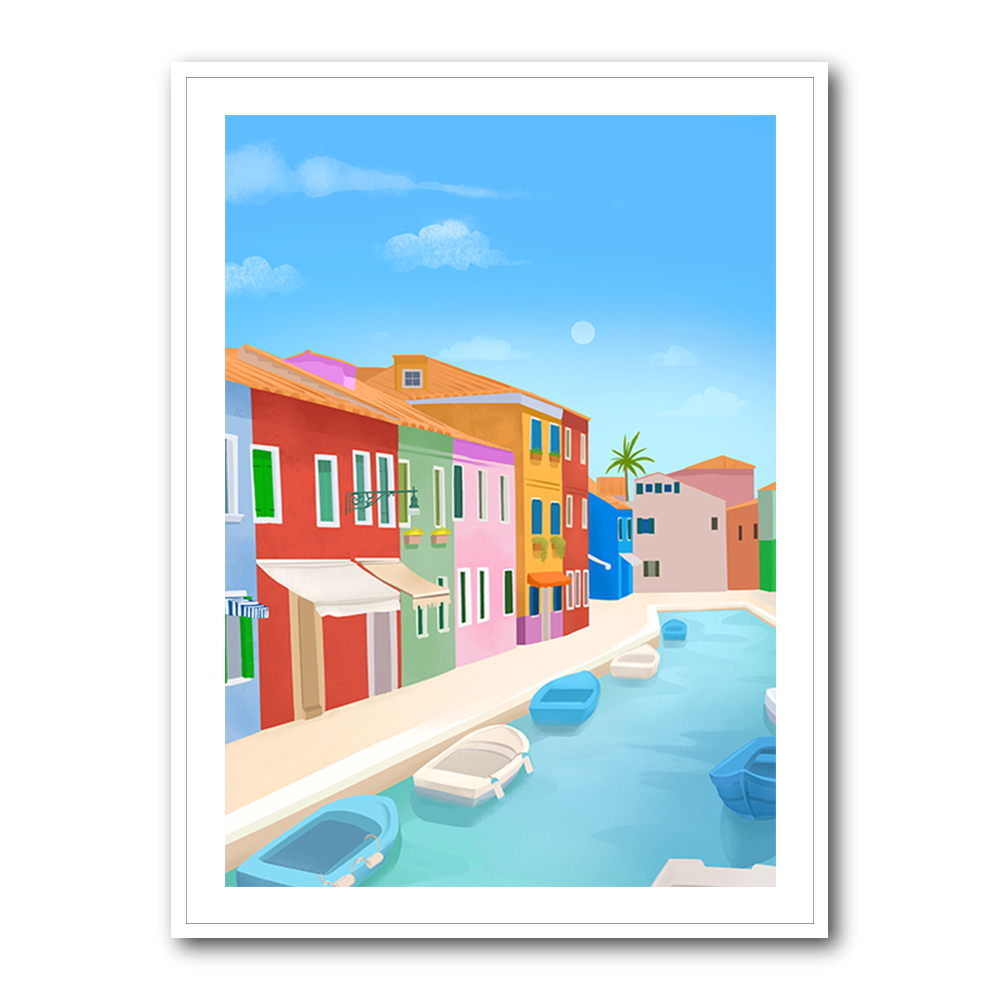 Murano Islands Wall Art