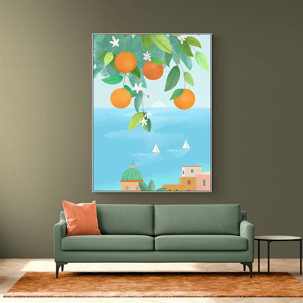 Amalfi Oranges Wall Art