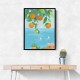 Amalfi Oranges Wall Art