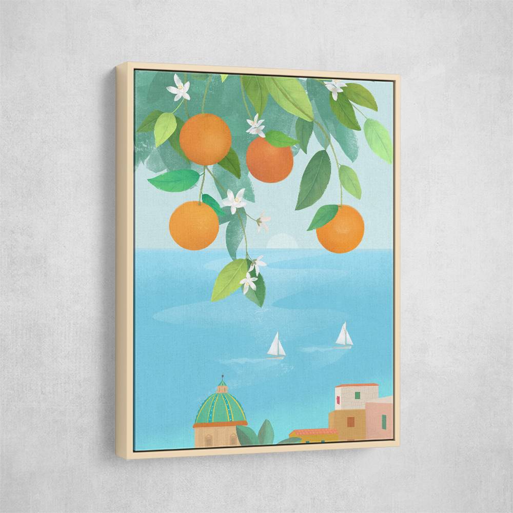 Amalfi Oranges Wall Art