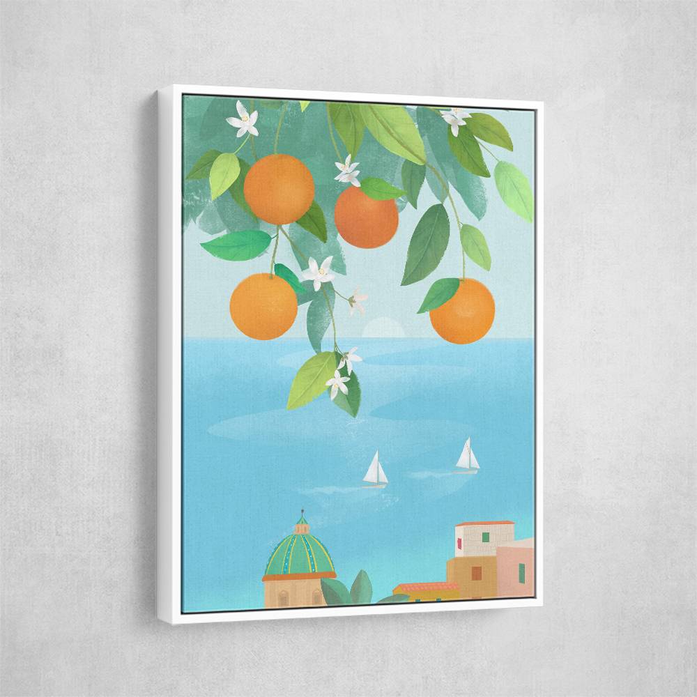 Amalfi Oranges Wall Art